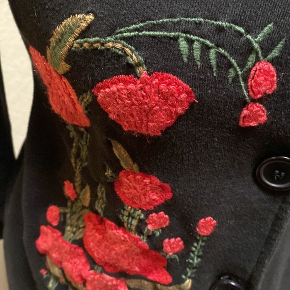 Embodied floral small coat, T-shirt jacket, shacket - Picture 13 of 15